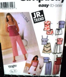 5200 EZ JR STRAP OR NOT TOP,TUNIC,BOTTOMS PATTERN 11/12-15/16